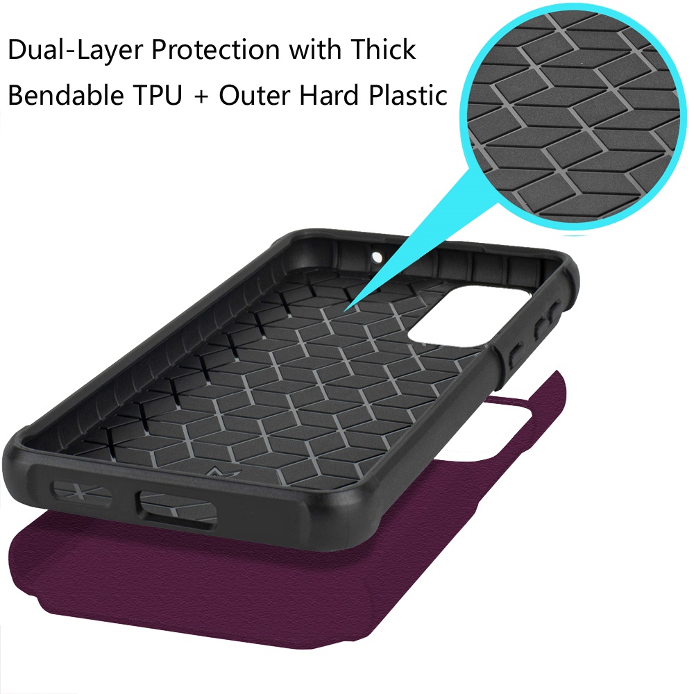 For Samsung Galaxy S23 FE Fan Edition Shockproof Hybrid 2in1 + Screen Case Cover - Picture 51 of 80