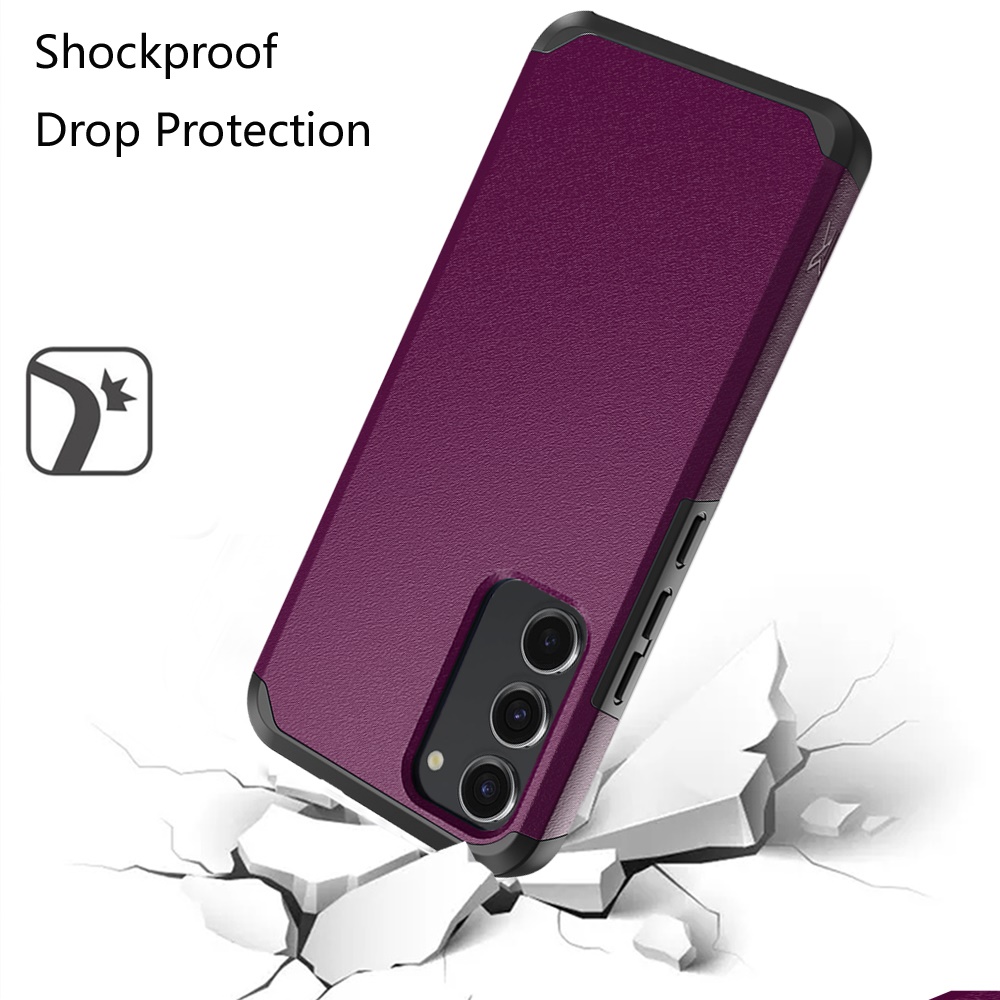 For Samsung Galaxy S23 FE Fan Edition Shockproof Hybrid 2in1 + Screen Case Cover - Picture 48 of 80