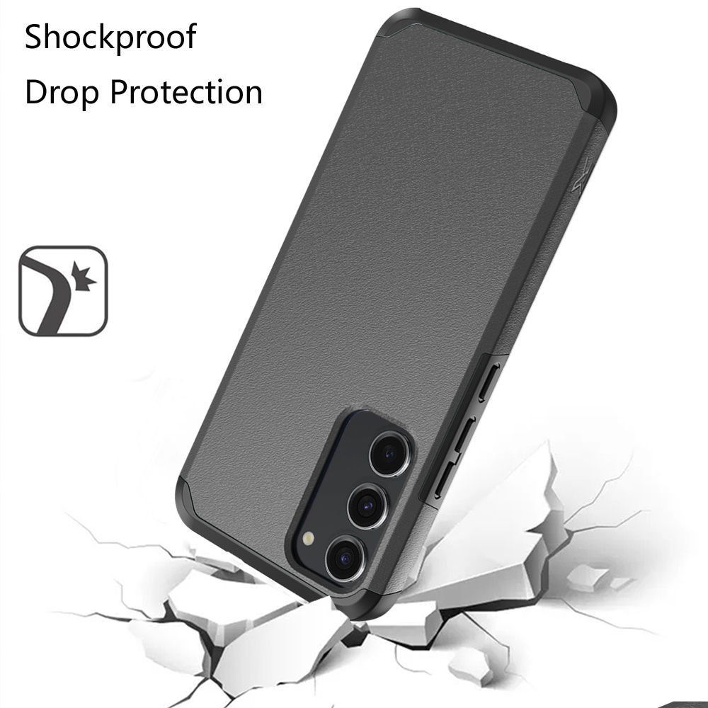 For Samsung Galaxy S23 FE Fan Edition Shockproof Hybrid 2in1 + Screen Case Cover - Picture 38 of 80