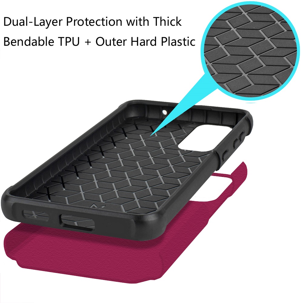 For Samsung Galaxy S23 FE Fan Edition Shockproof Hybrid 2in1 + Screen Case Cover - Picture 63 of 80
