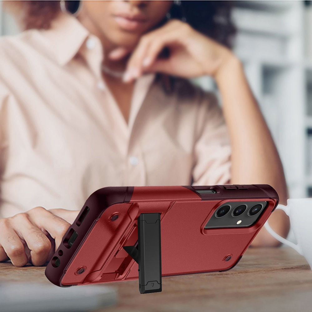 For Samsung Galaxy S24 5G Hybrid Stand Anti Drop Protection Hard PC Case Cover - Picture 30 of 43