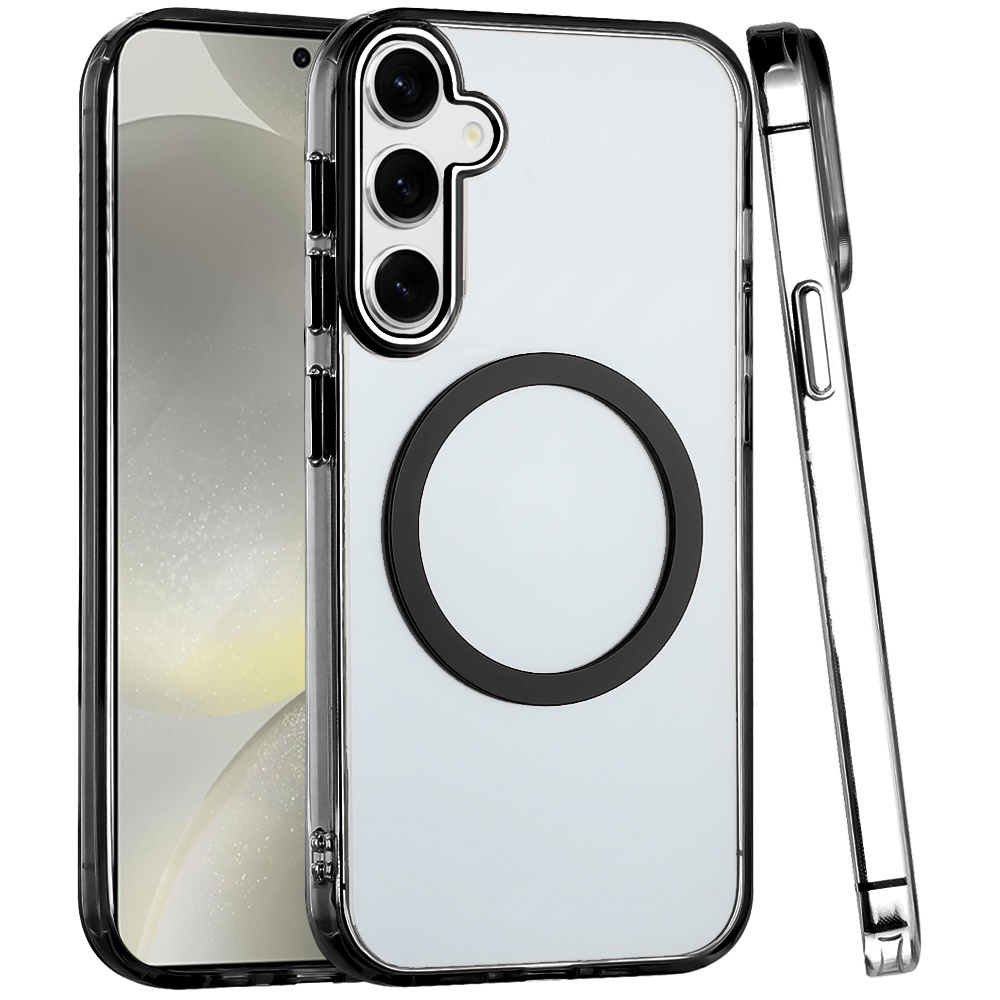 Für Samsung Galaxy S25 / S24 Clear TPU Circle Kompatibel mit MagSafe Case Hülle - Bild 8 von 55