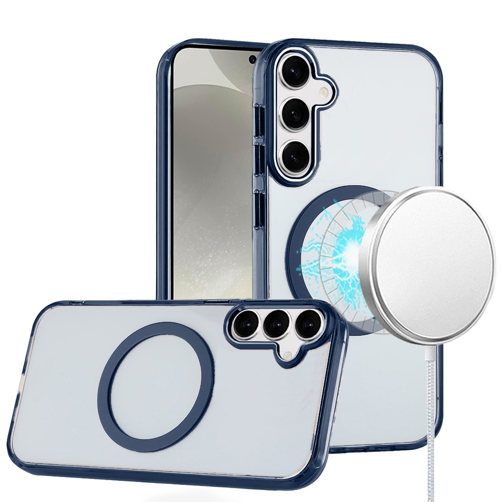 Für Samsung Galaxy S25 / S24 Clear TPU Circle Kompatibel mit MagSafe Case Hülle - Bild 39 von 55
