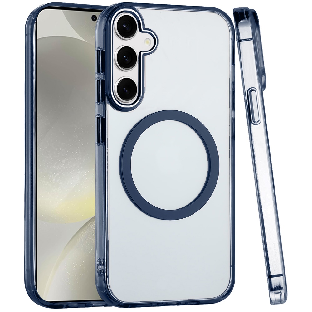 Für Samsung Galaxy S25 / S24 Clear TPU Circle Kompatibel mit MagSafe Case Hülle - Bild 38 von 55