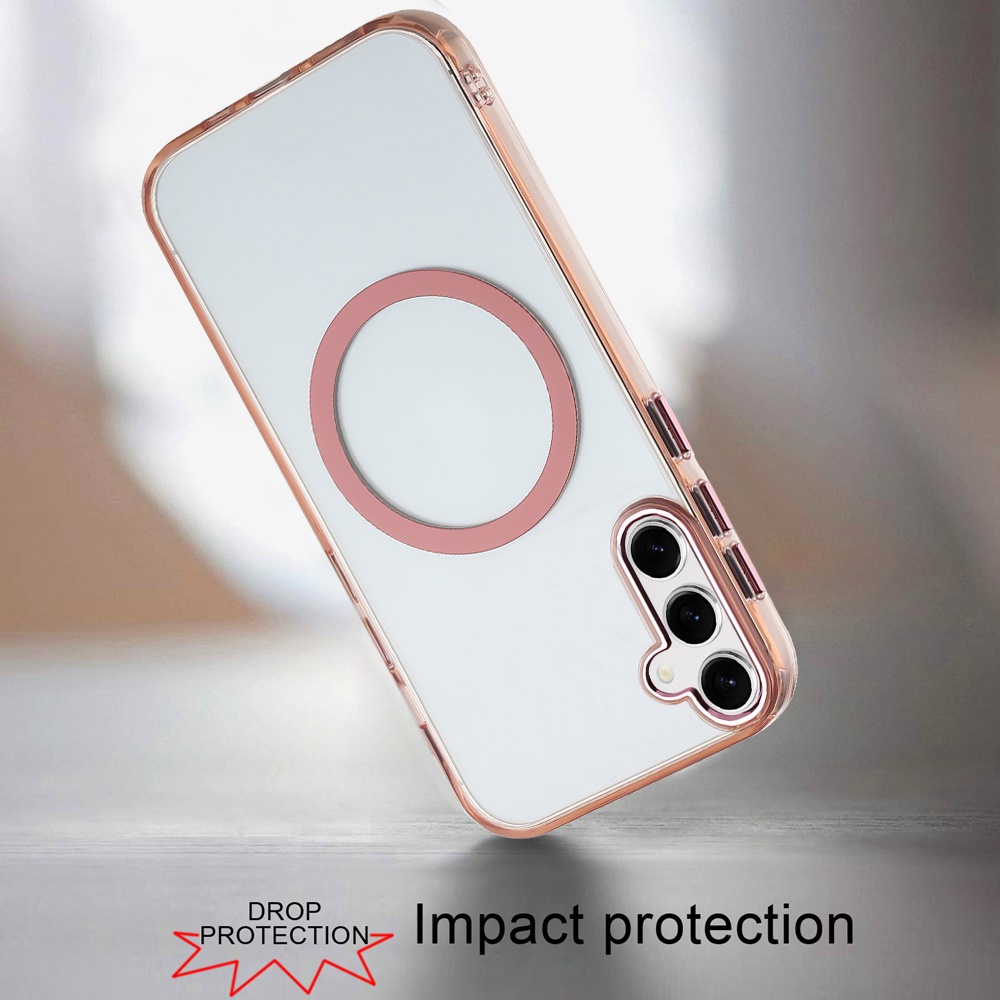 Für Samsung Galaxy S25 / S24 Clear TPU Circle Kompatibel mit MagSafe Case Hülle - Bild 30 von 55
