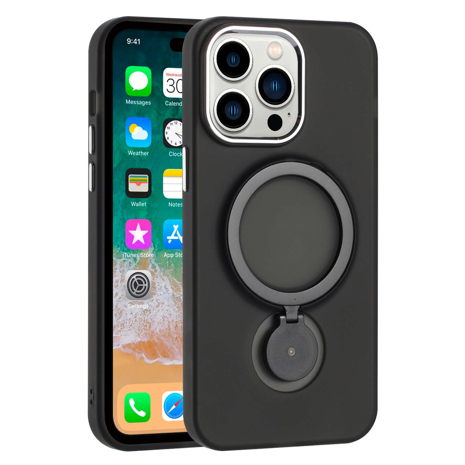 Für Samsung Galaxy S25 / S24 Hybrid Ring Ständer mit MagSafe Kompatibel Case Hülle - Bild 15 von 48