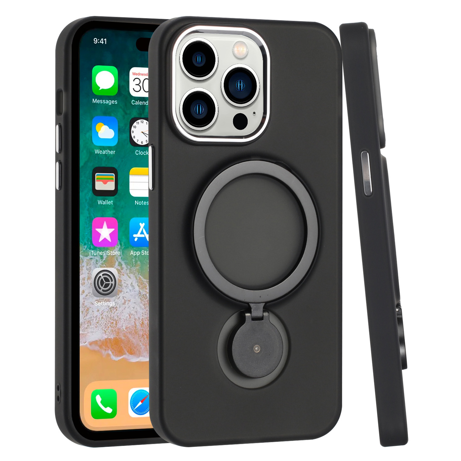 Für Samsung Galaxy S25 / S24 Hybrid Ring Ständer mit MagSafe Kompatibel Case Hülle - Bild 18 von 48