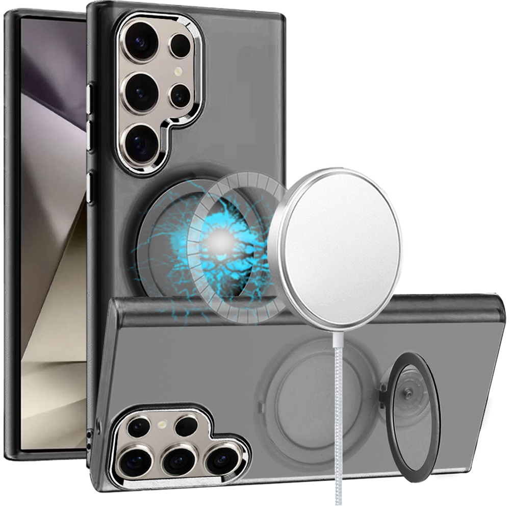 Für Samsung Galaxy S25 / S24 Hybrid Ring Ständer mit MagSafe Kompatibel Case Hülle - Bild 10 von 48