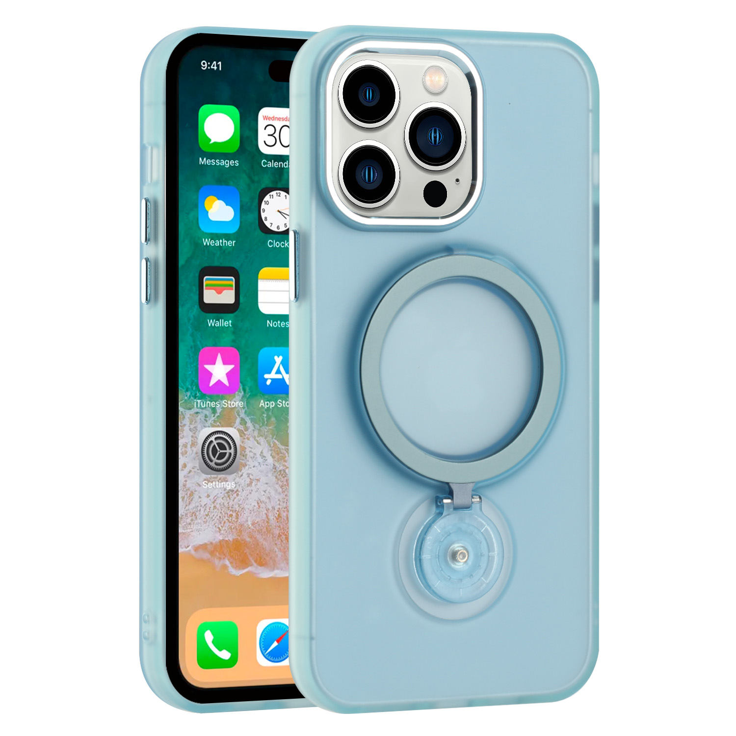 Für Samsung Galaxy S25 / S24 Hybrid Ring Ständer mit MagSafe Kompatibel Case Hülle - Bild 25 von 48