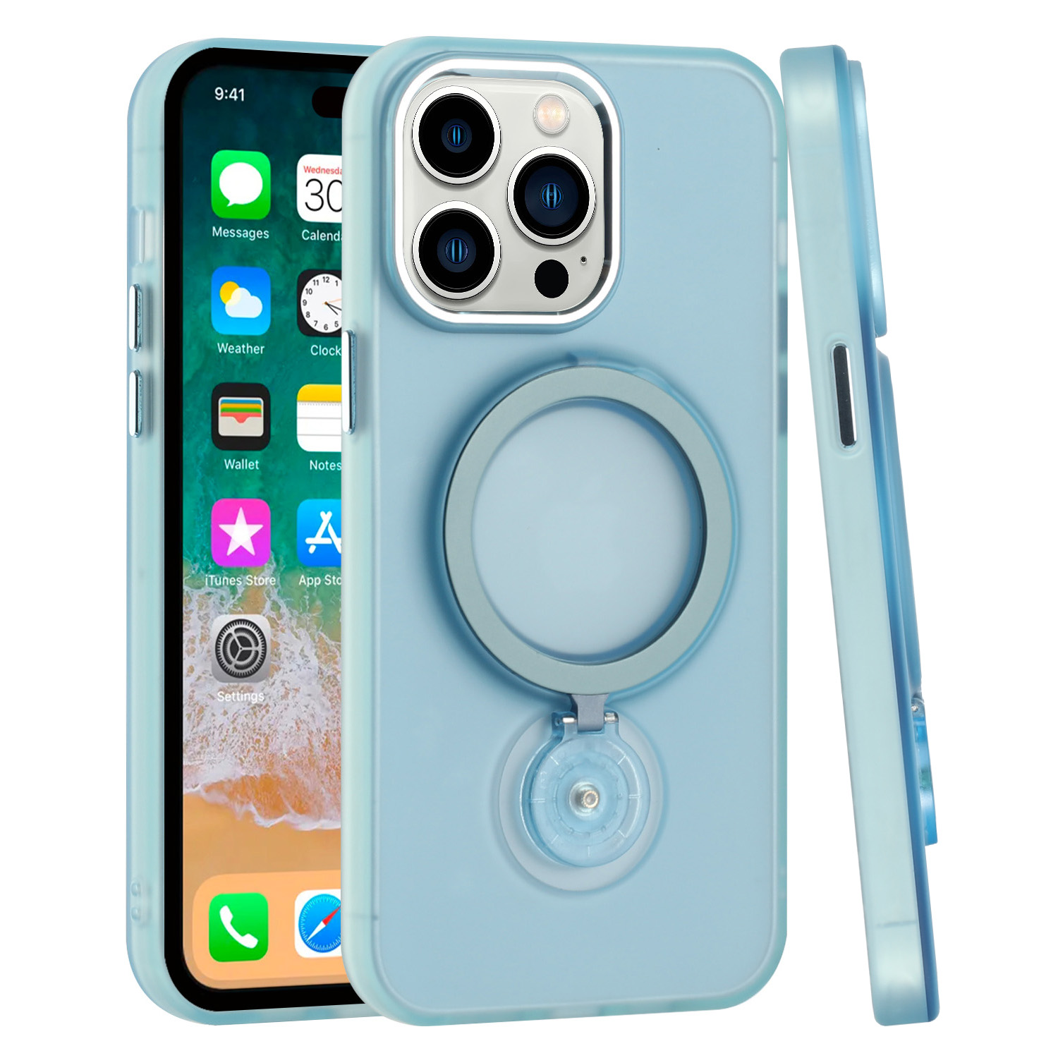 Für Samsung Galaxy S25 / S24 Hybrid Ring Ständer mit MagSafe Kompatibel Case Hülle - Bild 22 von 48