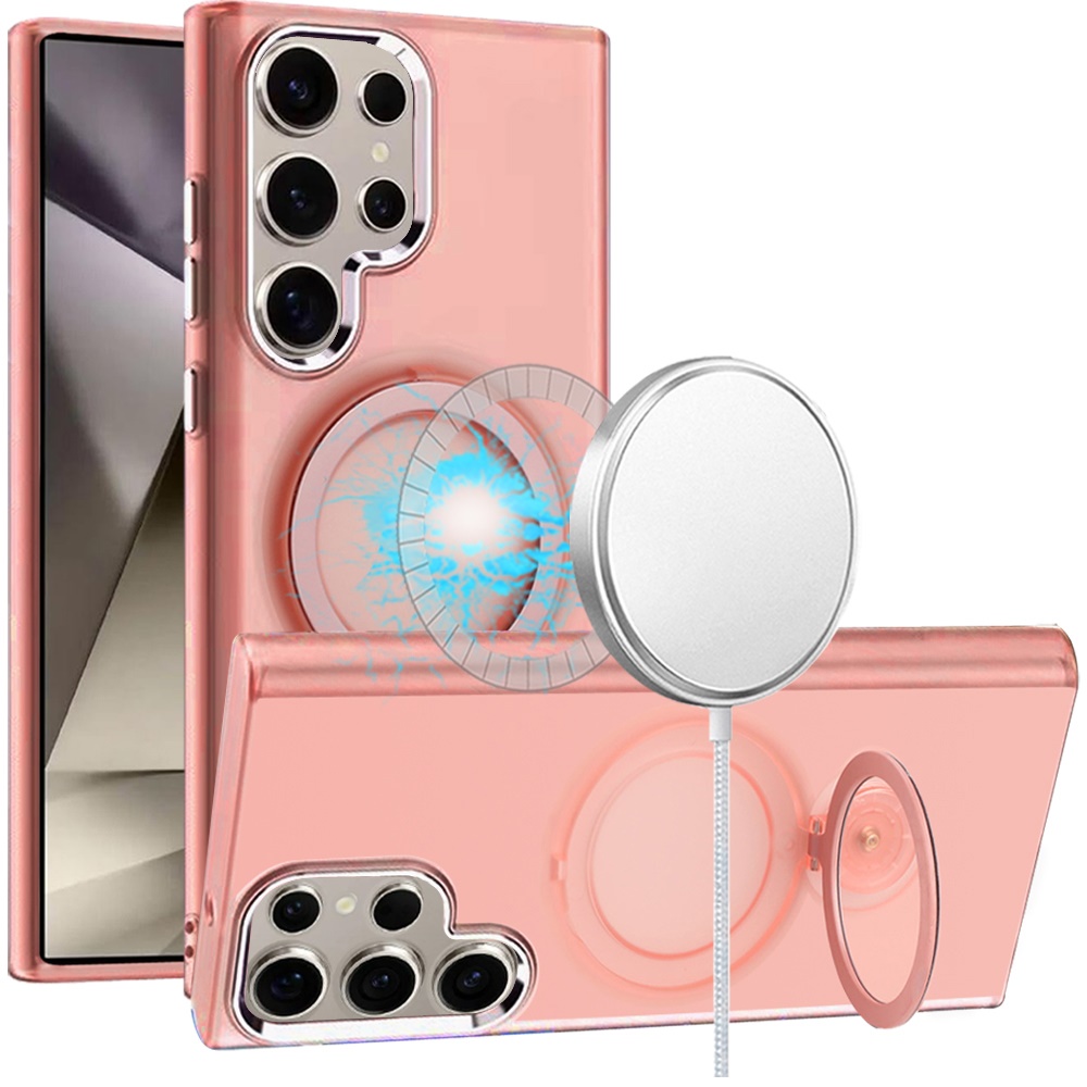 Für Samsung Galaxy S25 / S24 Hybrid Ring Ständer mit MagSafe Kompatibel Case Hülle - Bild 40 von 48