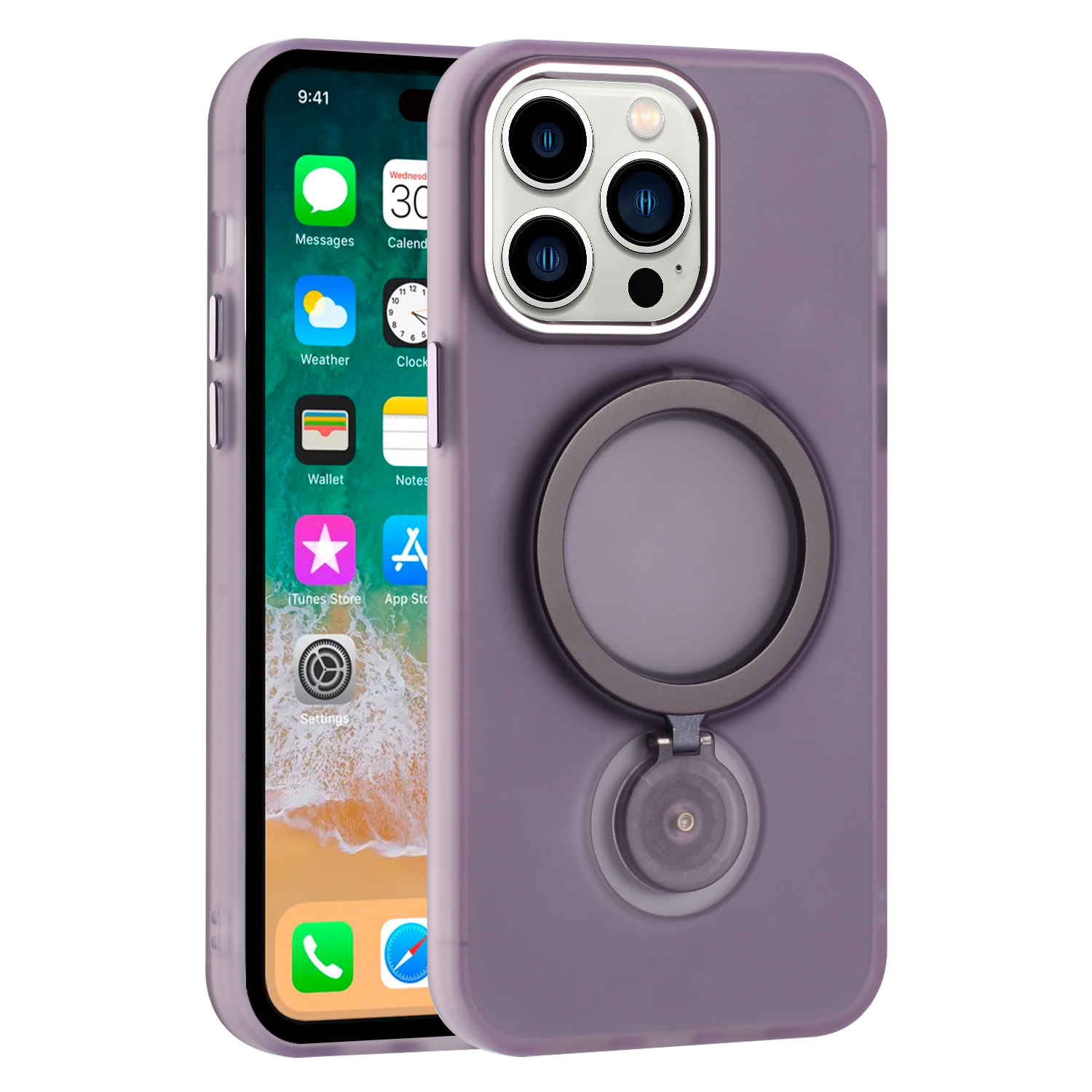 Für Samsung Galaxy S25 / S24 Hybrid Ring Ständer mit MagSafe Kompatibel Case Hülle - Bild 34 von 48