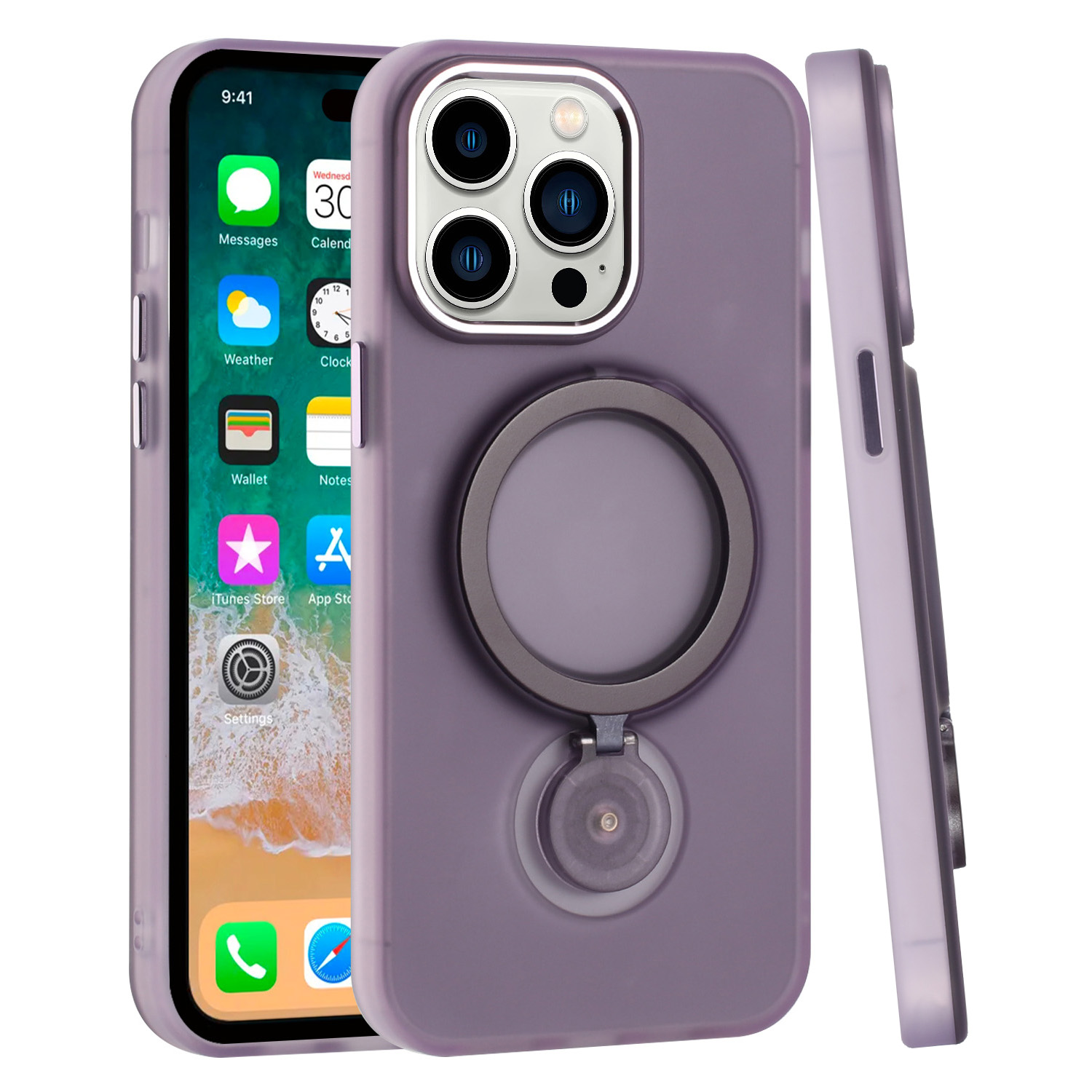 Für Samsung Galaxy S25 / S24 Hybrid Ring Ständer mit MagSafe Kompatibel Case Hülle - Bild 32 von 48