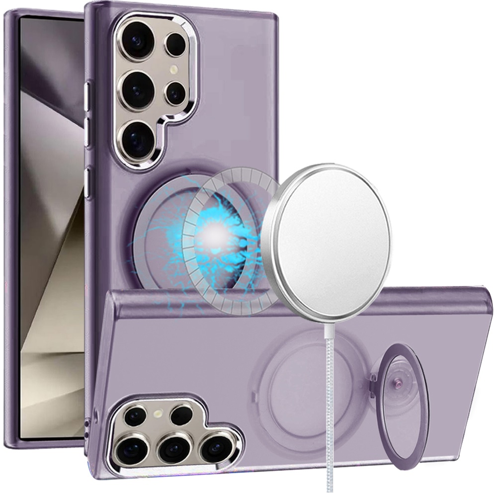 Für Samsung Galaxy S25 / S24 Hybrid Ring Ständer mit MagSafe Kompatibel Case Hülle - Bild 30 von 48