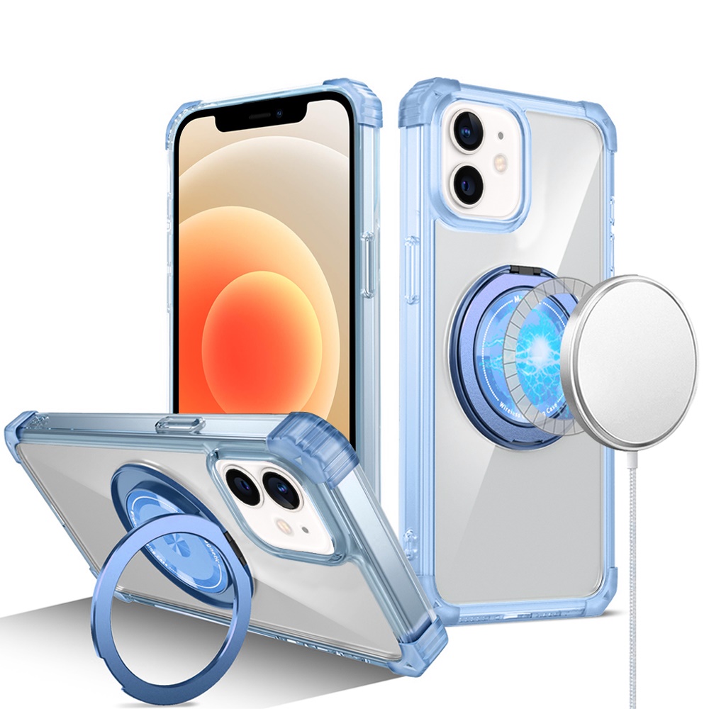 For Samsung Galaxy S25 S24 Compatible w/ Magsafe Ring Invisible Stand Case Cover - Picture 43 of 57