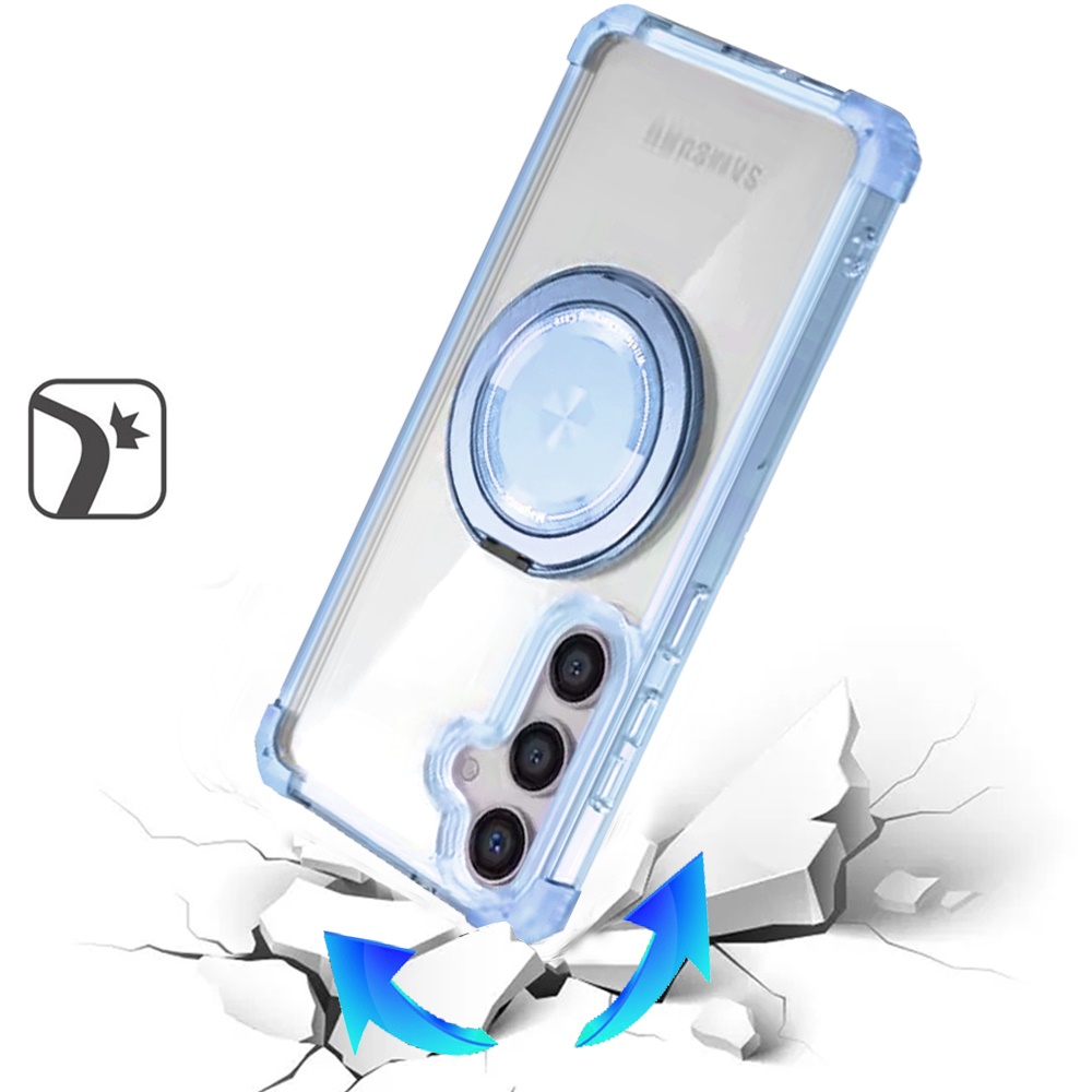 For Samsung Galaxy S25 S24 Compatible w/ Magsafe Ring Invisible Stand Case Cover - Picture 41 of 57