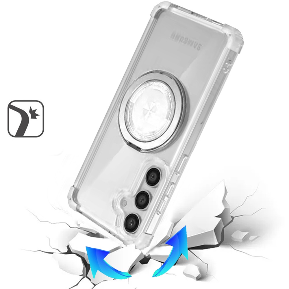 For Samsung Galaxy S25 S24 Compatible w/ Magsafe Ring Invisible Stand Case Cover - Picture 12 of 57