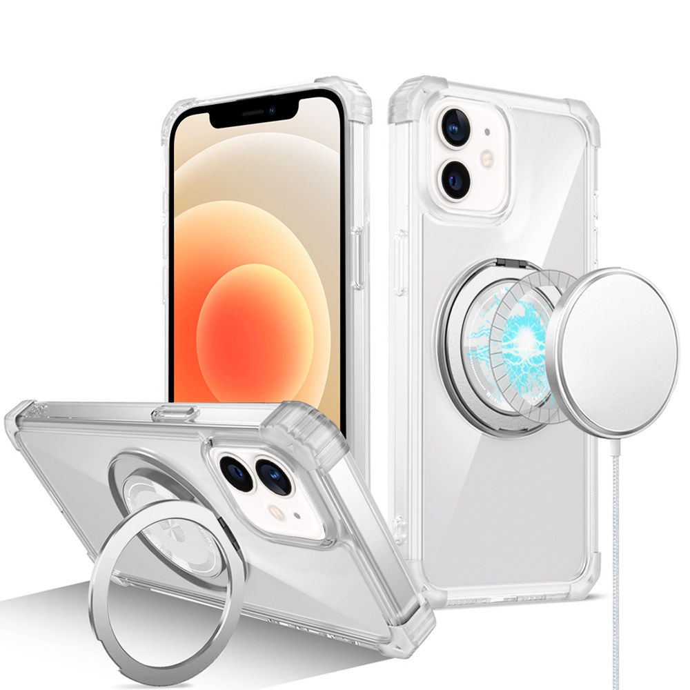 For Samsung Galaxy S25 S24 Compatible w/ Magsafe Ring Invisible Stand Case Cover - Picture 16 of 57