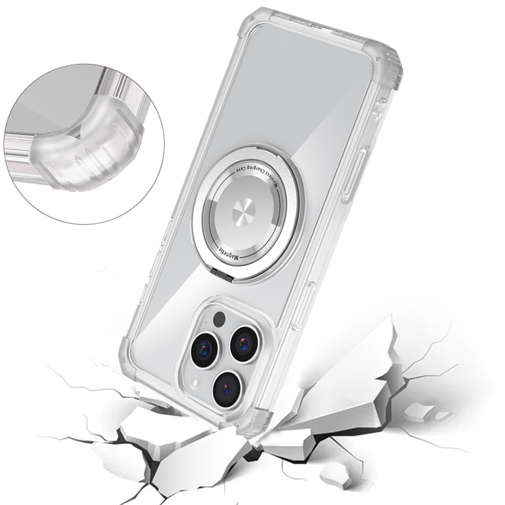 For Samsung Galaxy S25 S24 Compatible w/ Magsafe Ring Invisible Stand Case Cover - Picture 18 of 57