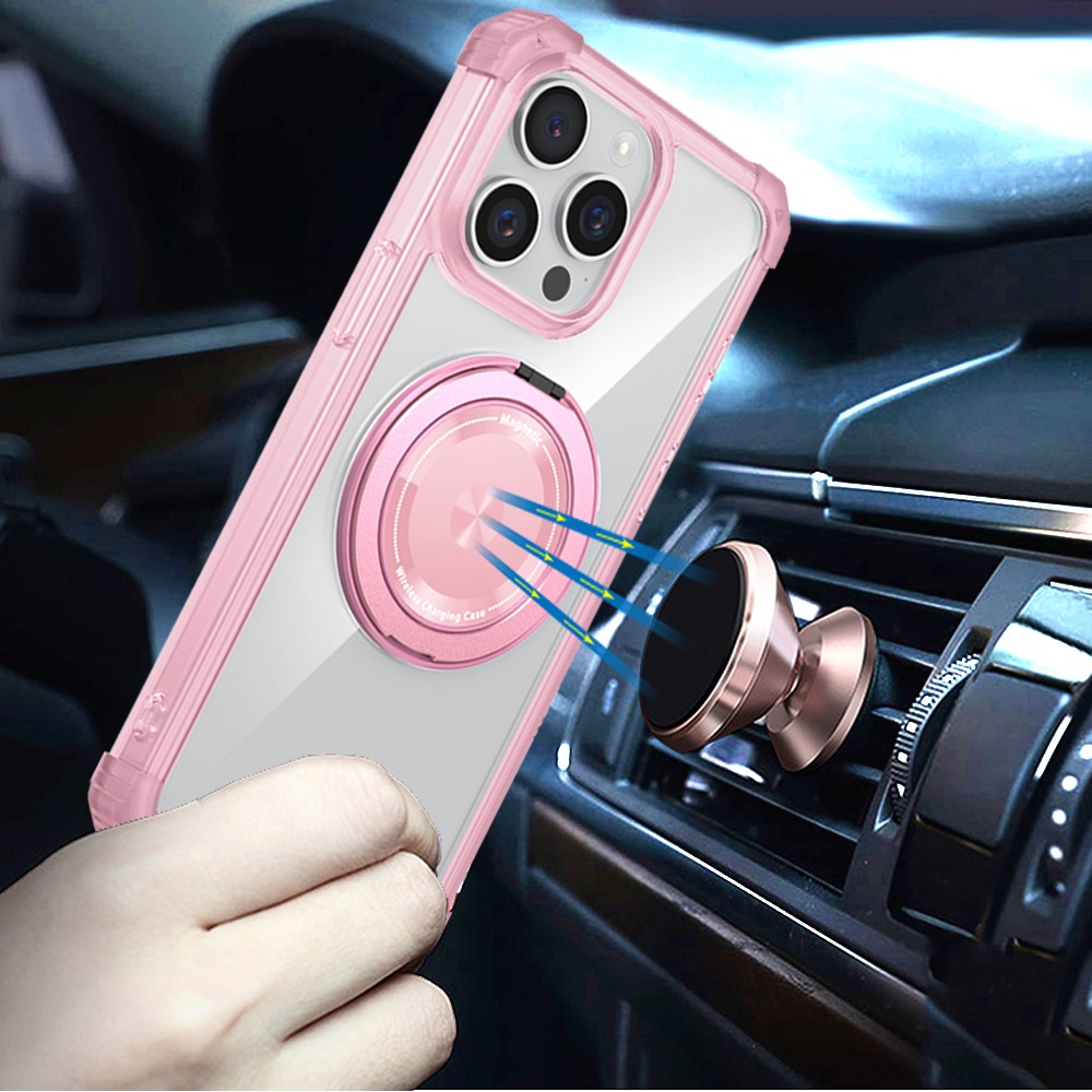 For Samsung Galaxy S25 S24 Compatible w/ Magsafe Ring Invisible Stand Case Cover - Picture 24 of 57