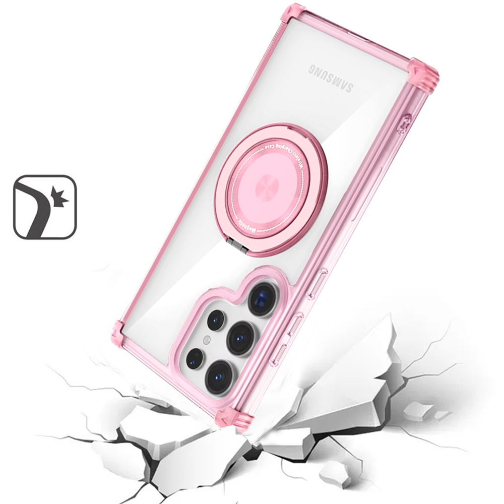 For Samsung Galaxy S25 S24 Compatible w/ Magsafe Ring Invisible Stand Case Cover - Picture 29 of 57
