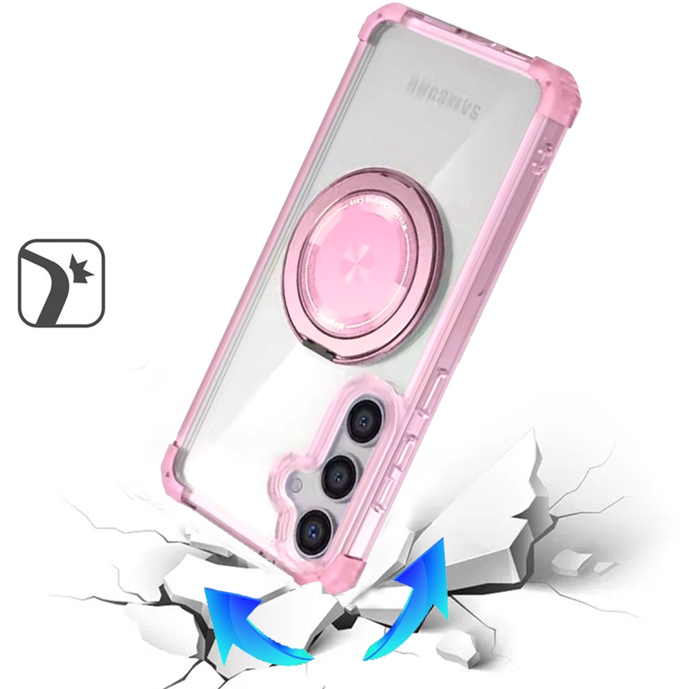 For Samsung Galaxy S25 S24 Compatible w/ Magsafe Ring Invisible Stand Case Cover - Picture 21 of 57