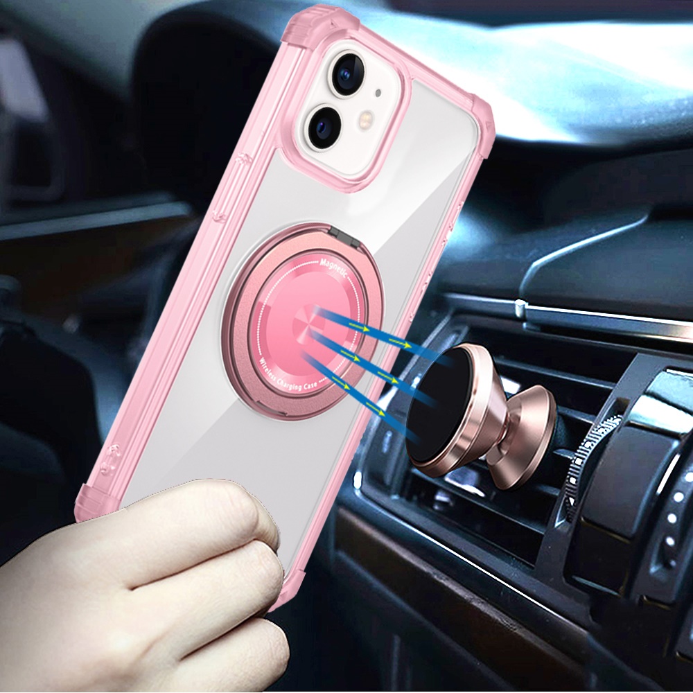 For Samsung Galaxy S25 S24 Compatible w/ Magsafe Ring Invisible Stand Case Cover - Picture 27 of 57