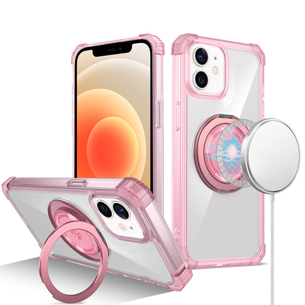 For Samsung Galaxy S25 S24 Compatible w/ Magsafe Ring Invisible Stand Case Cover - Picture 25 of 57