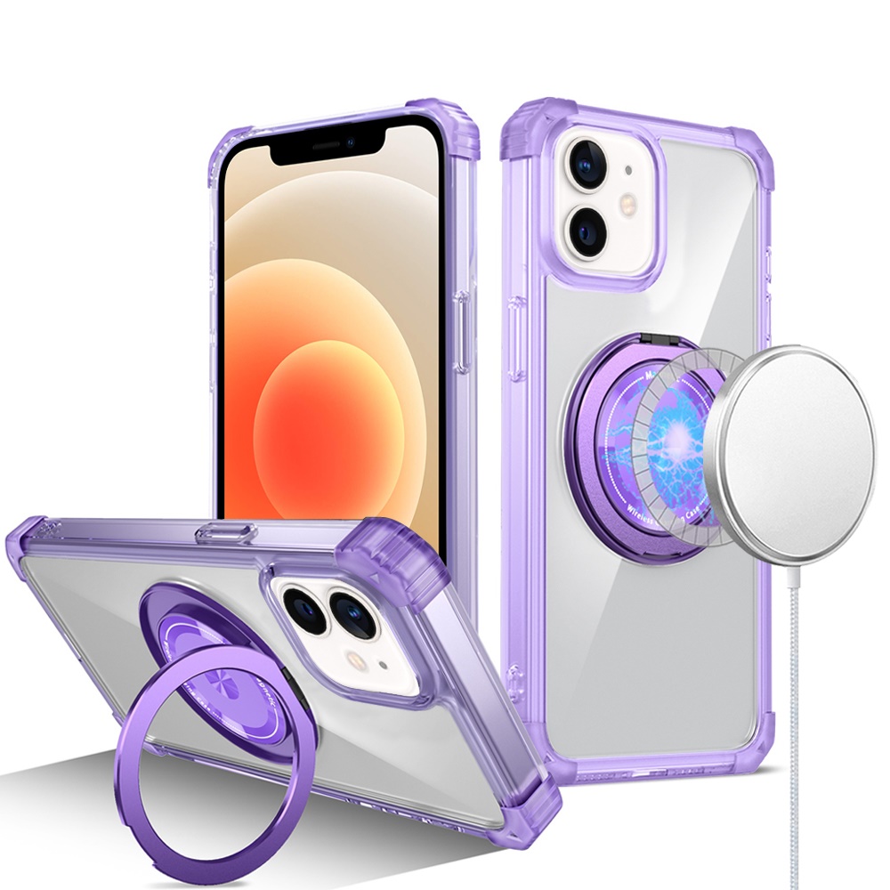For Samsung Galaxy S25 S24 Compatible w/ Magsafe Ring Invisible Stand Case Cover - Picture 52 of 57