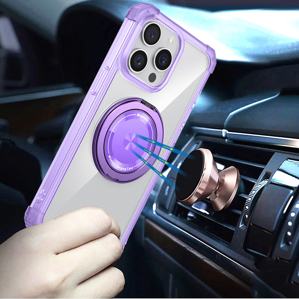 For Samsung Galaxy S25 S24 Compatible w/ Magsafe Ring Invisible Stand Case Cover - Picture 57 of 57
