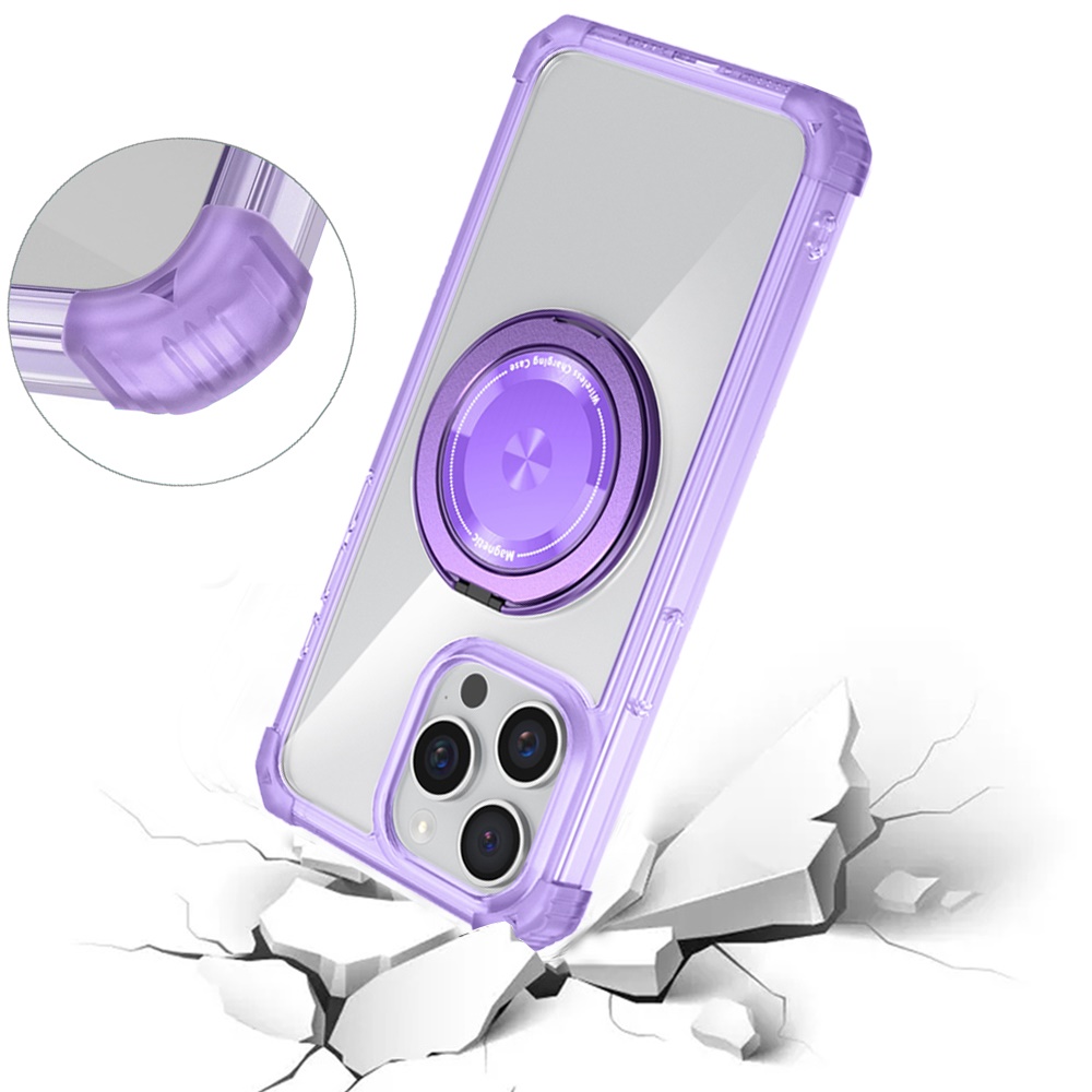 For Samsung Galaxy S25 S24 Compatible w/ Magsafe Ring Invisible Stand Case Cover - Picture 56 of 57