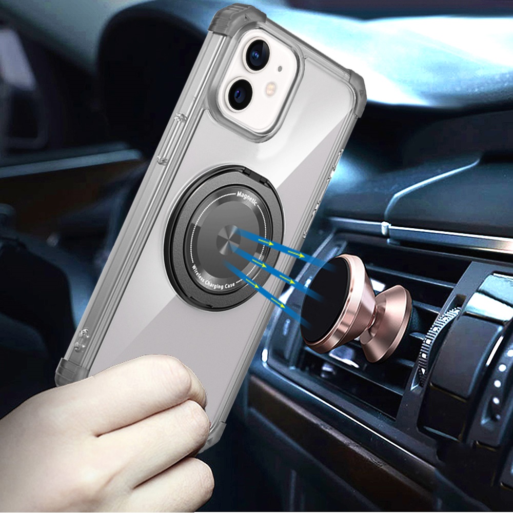 For Samsung Galaxy S25 S24 Compatible w/ Magsafe Ring Invisible Stand Case Cover - Picture 37 of 57