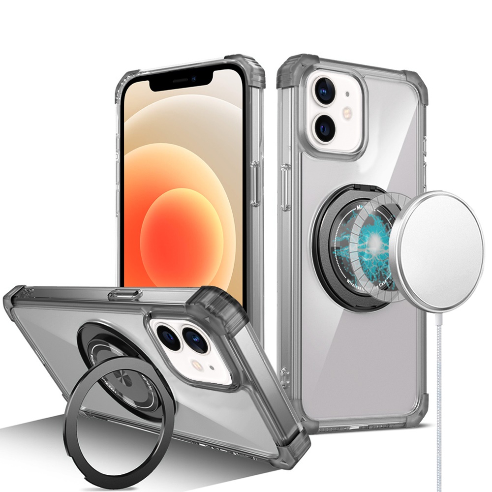 For Samsung Galaxy S25 S24 Compatible w/ Magsafe Ring Invisible Stand Case Cover - Picture 35 of 57