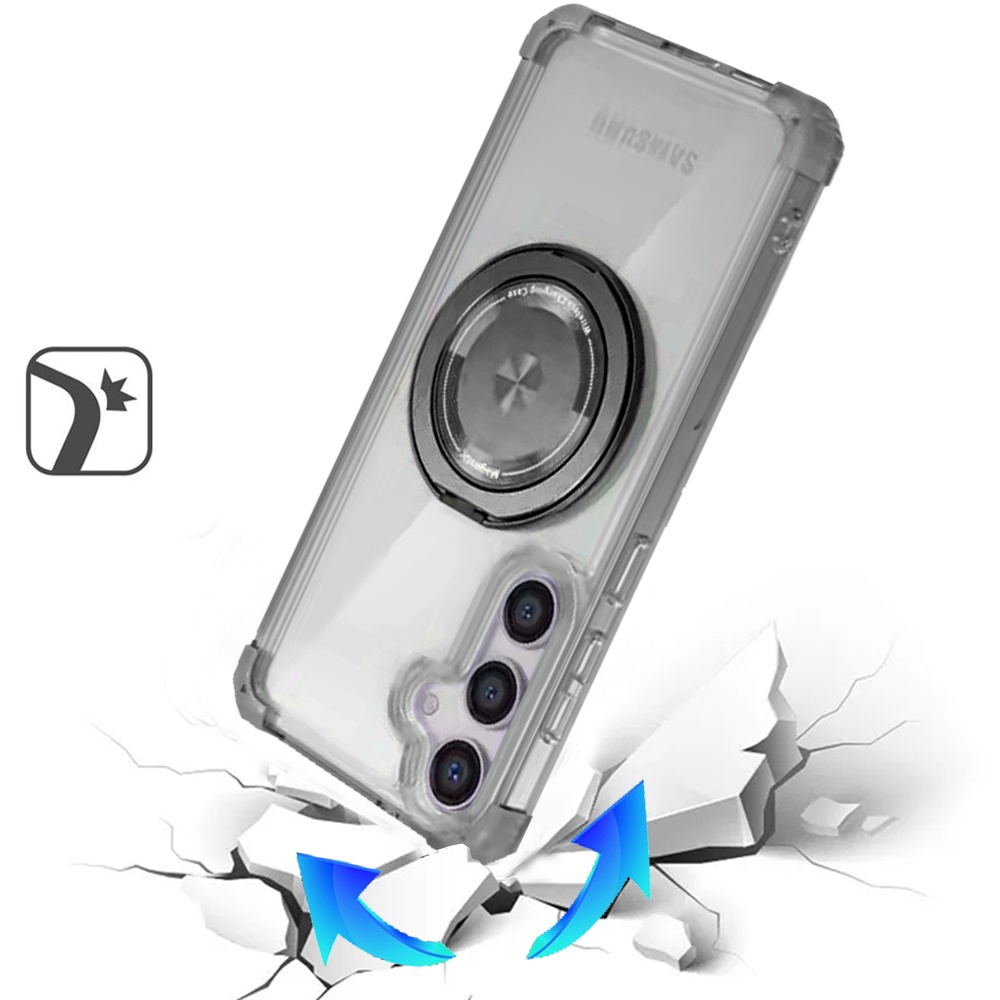 For Samsung Galaxy S25 S24 Compatible w/ Magsafe Ring Invisible Stand Case Cover - Picture 31 of 57
