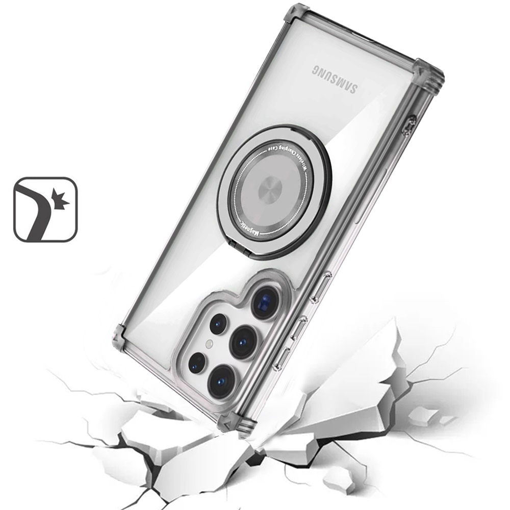 For Samsung Galaxy S25 S24 Compatible w/ Magsafe Ring Invisible Stand Case Cover - Picture 39 of 57