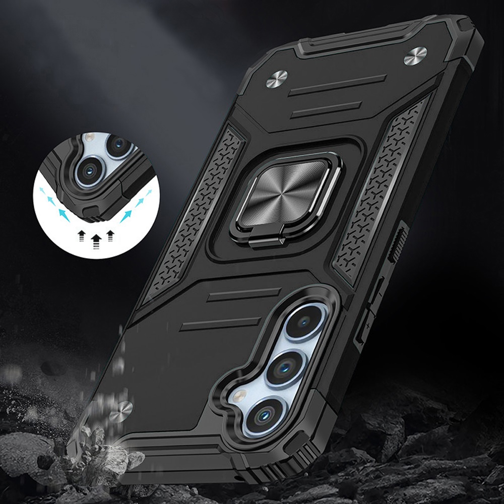 Für Samsung Galaxy S25 / S24 Hybrid PC mit Ring Halter Stoßfest TPU Case Hülle - Bild 16 von 64
