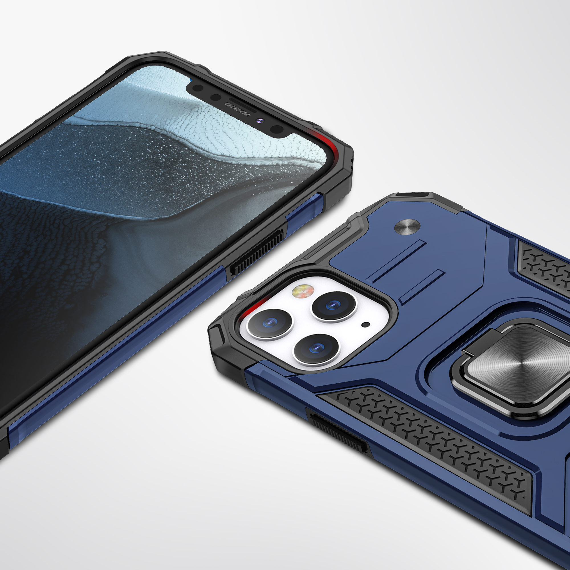 Für Samsung Galaxy S25 / S24 Hybrid PC mit Ring Halter Stoßfest TPU Case Hülle - Bild 40 von 64