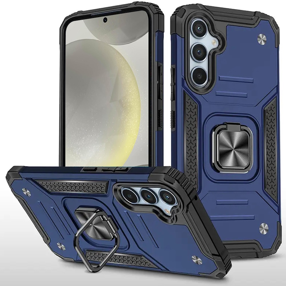 Für Samsung Galaxy S25 / S24 Hybrid PC mit Ring Halter Stoßfest TPU Case Hülle - Bild 34 von 64