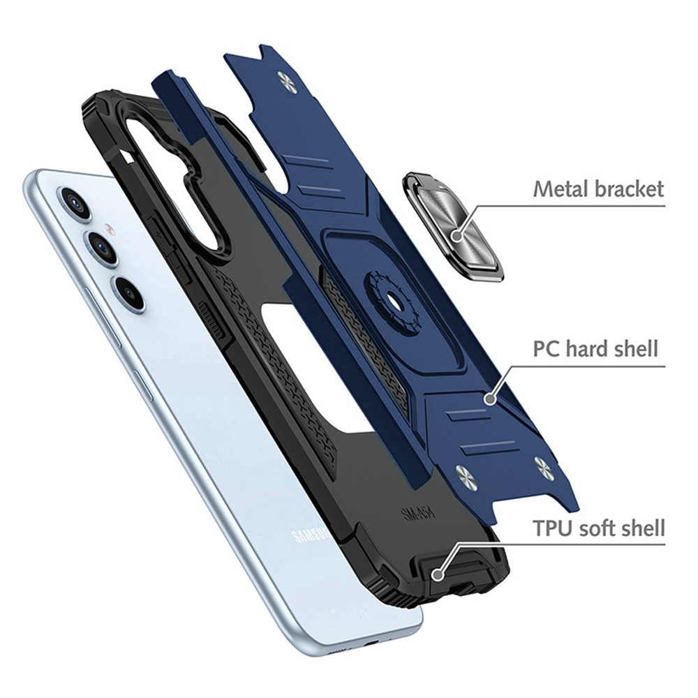 Für Samsung Galaxy S25 / S24 Hybrid PC mit Ring Halter Stoßfest TPU Case Hülle - Bild 36 von 64