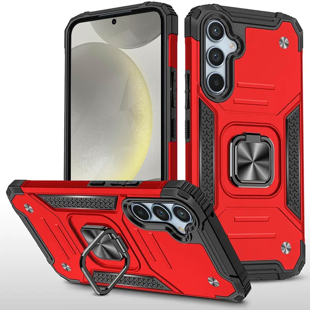 Für Samsung Galaxy S25 / S24 Hybrid PC mit Ring Halter Stoßfest TPU Case Hülle - Bild 23 von 64