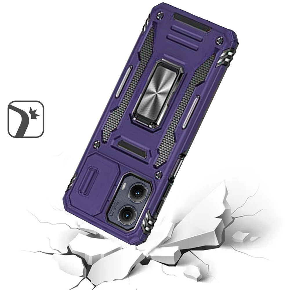 Custodia ad anello antiurto e finestra fotocamera per Samsung Galaxy S25/S24 - Foto 62 di 83
