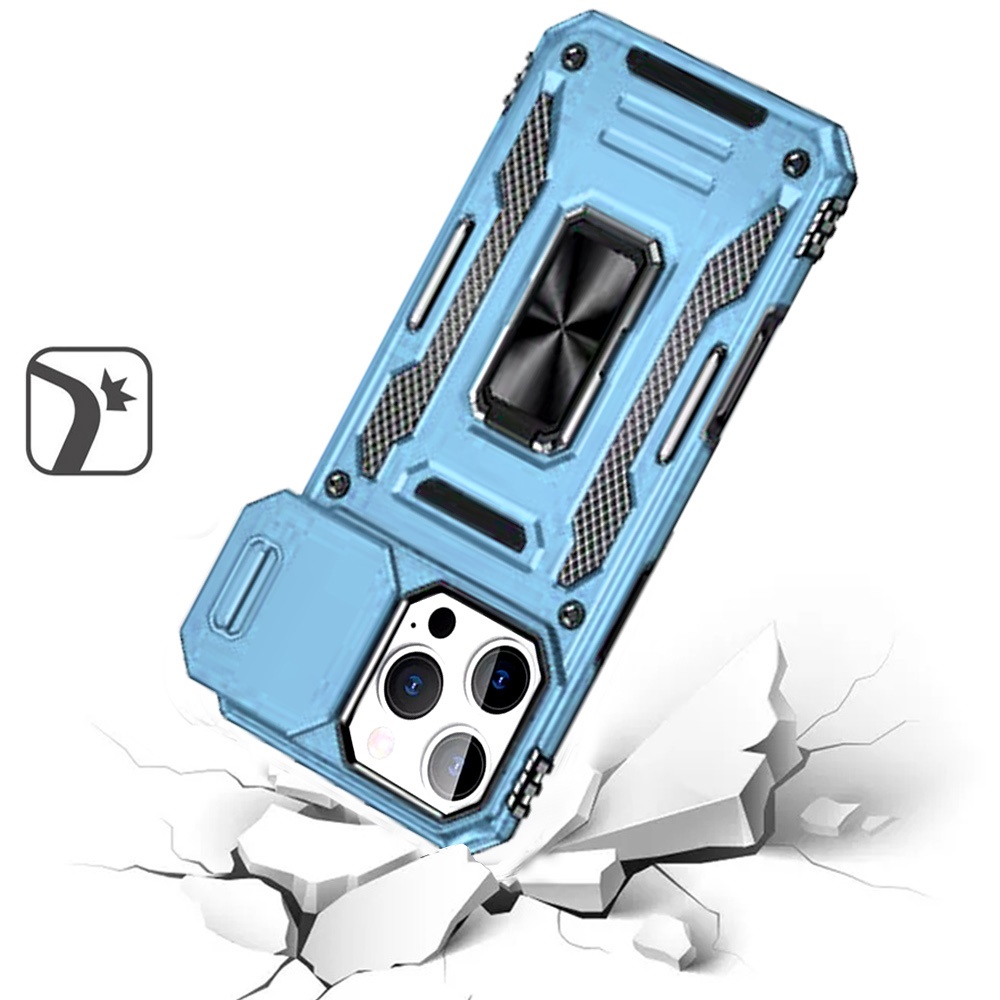 Custodia ad anello antiurto e finestra fotocamera per Samsung Galaxy S25/S24 - Foto 77 di 83