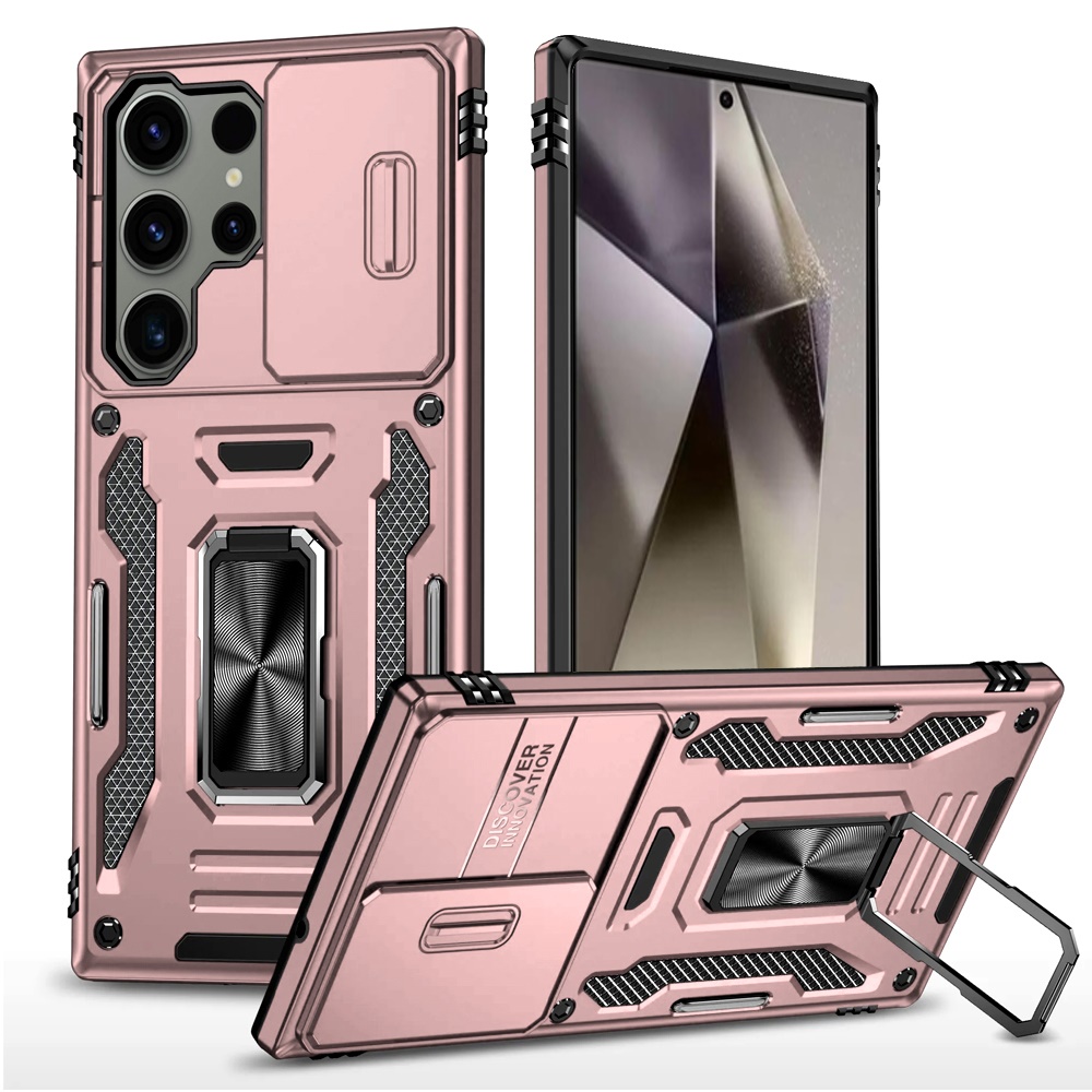 Custodia ad anello antiurto e finestra fotocamera per Samsung Galaxy S25/S24 - Foto 36 di 83