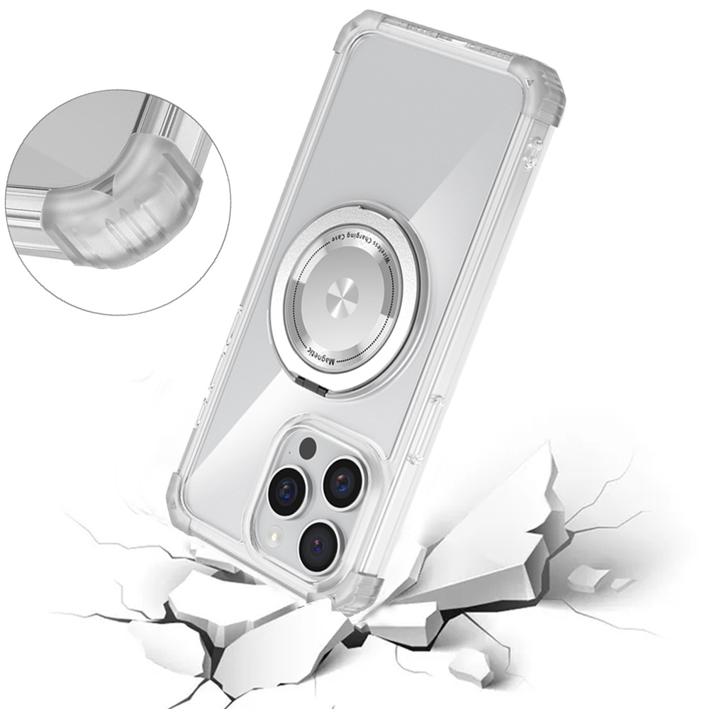 For Samsung Galaxy S25+ Plus /S24+ Compatible Magsafe Ring Invisible Stand Case - Picture 14 of 57
