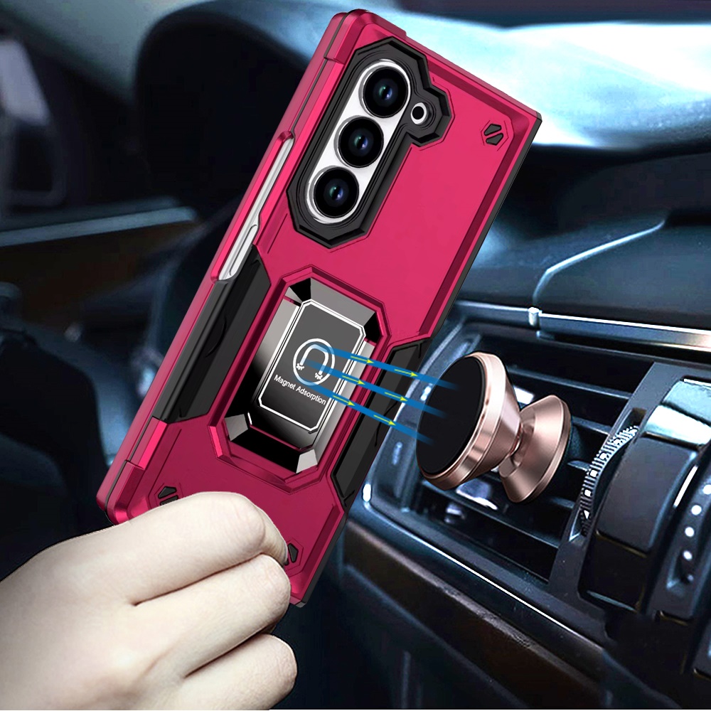For Samsung Galaxy S25+ Plus /S24+ Hybrid Magnetic Ring Stand Rugged Case Cover - Picture 79 of 91