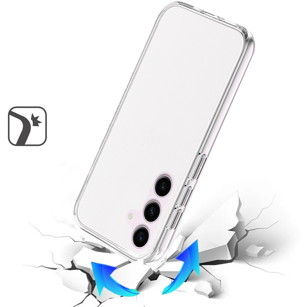 For Samsung Galaxy S25+ Plus /S24+ Plus Thick TPU Rubber Hybrid Clear Case Cover - Picture 11 of 30