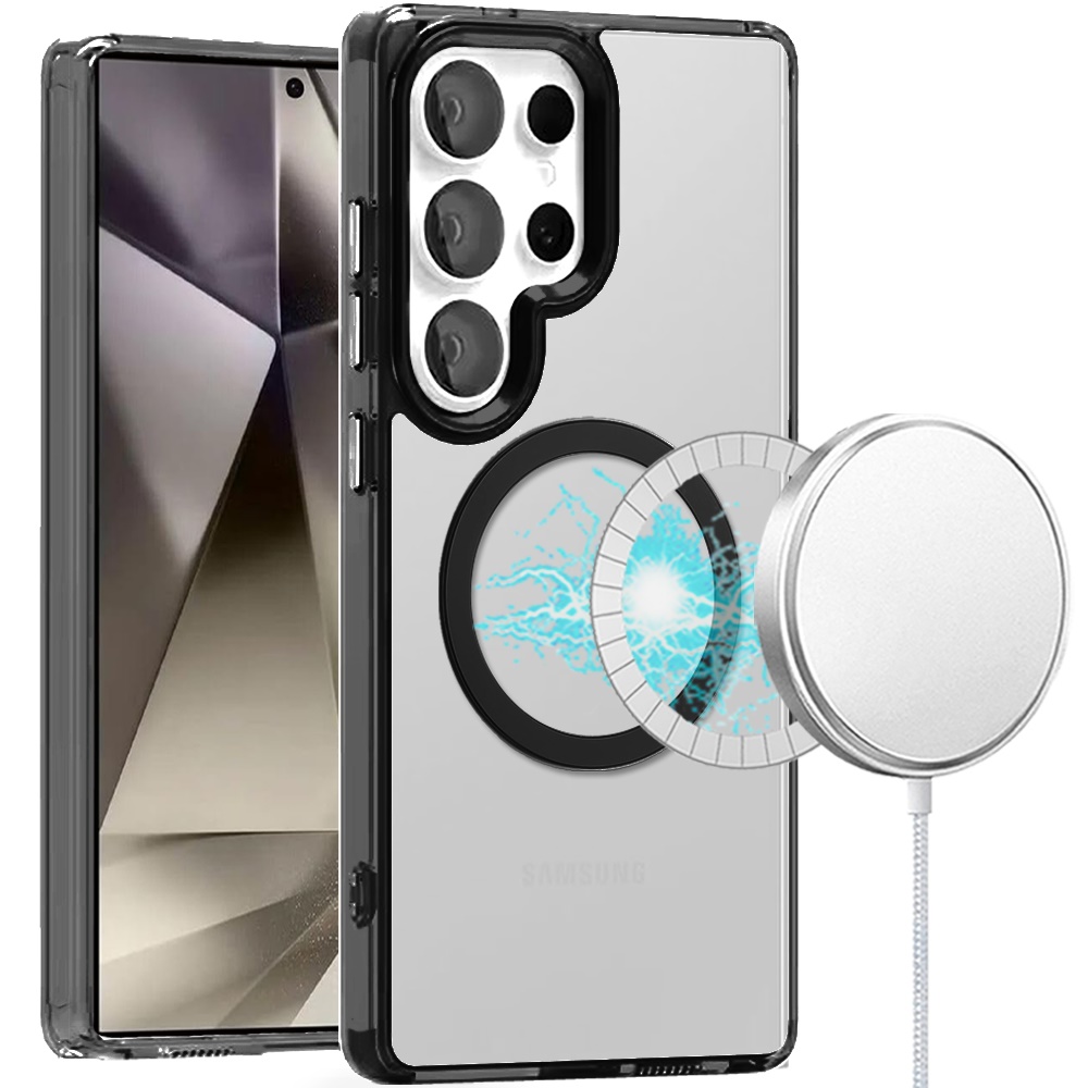 Für Samsung Galaxy S25 Ultra Clear Magnetic Kompatibel mit MagSafe Case Hülle - Bild 9 von 55