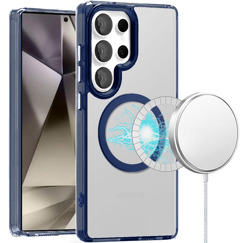 Für Samsung Galaxy S25 Ultra Clear Magnetic Kompatibel mit MagSafe Case Hülle - Bild 39 von 55