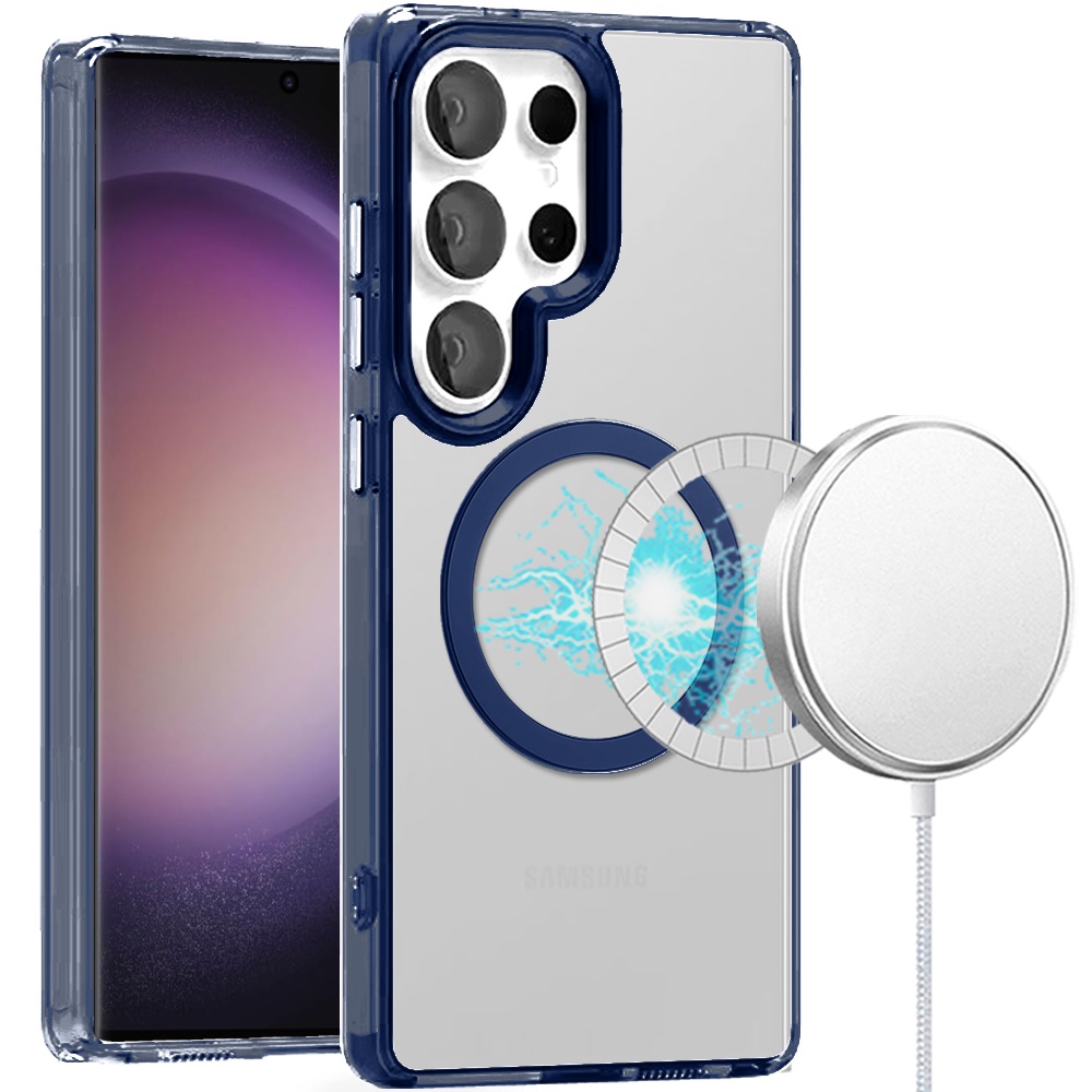 Für Samsung Galaxy S25 Ultra Clear Magnetic Kompatibel mit MagSafe Case Hülle - Bild 45 von 55