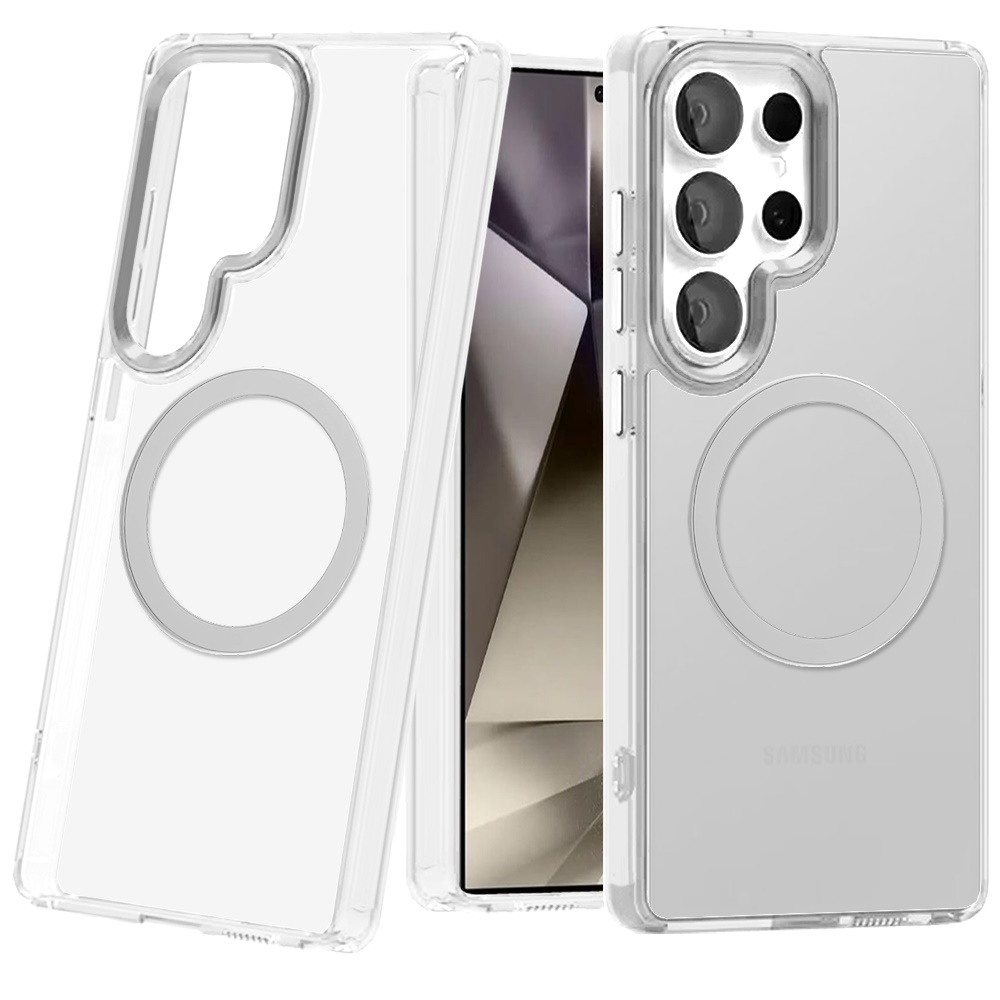 Für Samsung Galaxy S25 Ultra Clear Magnetic Kompatibel mit MagSafe Case Hülle - Bild 18 von 55